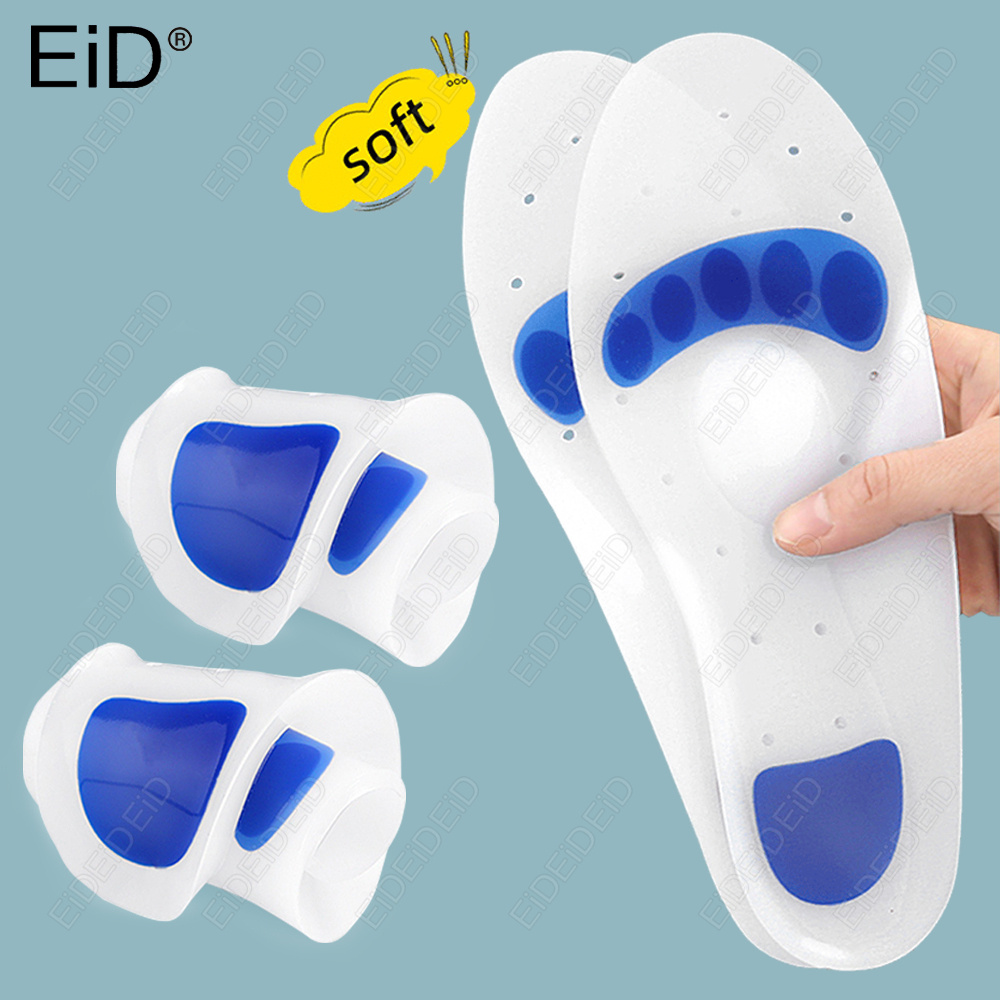 Women'S Shoes With Plantar Fasciitis - EID Orthopedische siliconen gel inlegzolen platvoetboogondersteuning