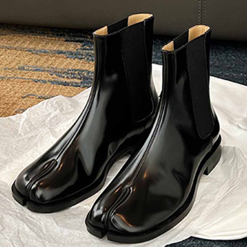 Women Shoes Japanese Brand - 2022 Luxe merkontwerper Tabi Enkellaarsjes met