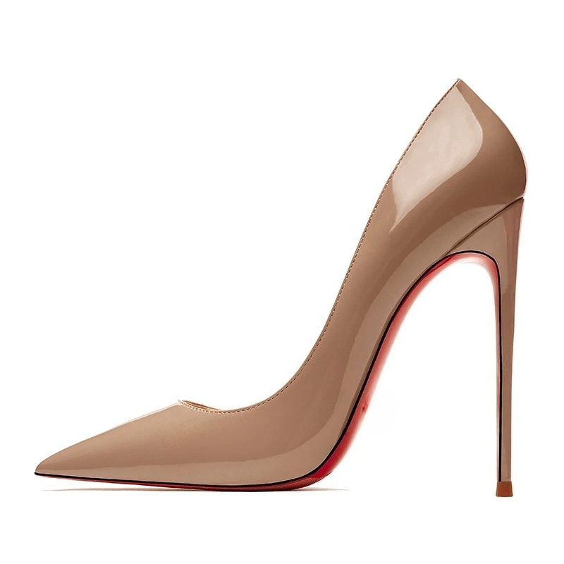 Women'S Shoes Red Bottoms - Yuejinlong Luxe Echt Lederen Damespumps 12cm