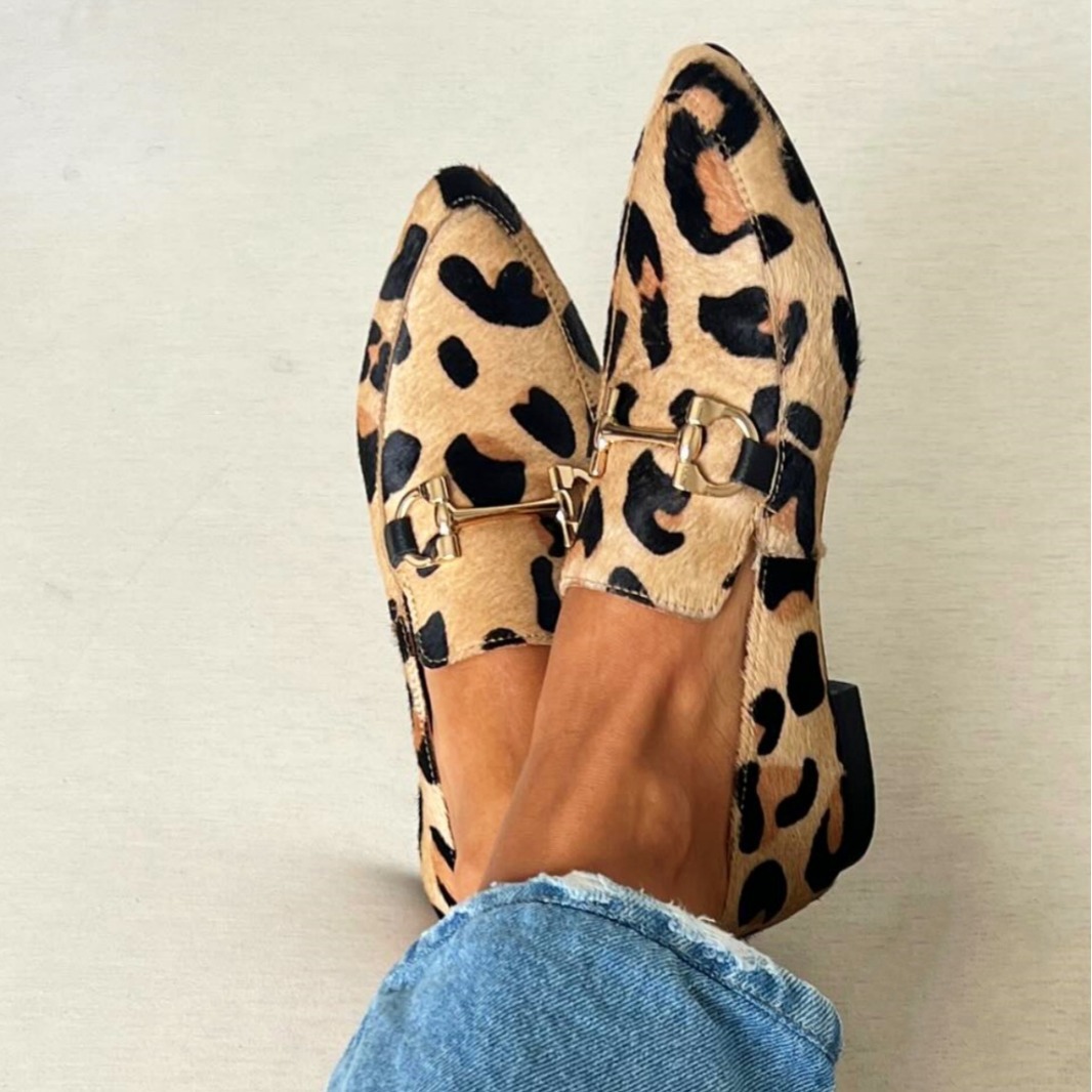 Leopard Print Heels - Grote maten 40-43 luipaardprint damesschoenen, lente
