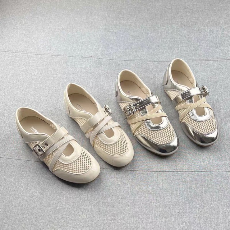 Shoes Women Pumps - Nieuwe gevlochten holle sneakers met gesp,