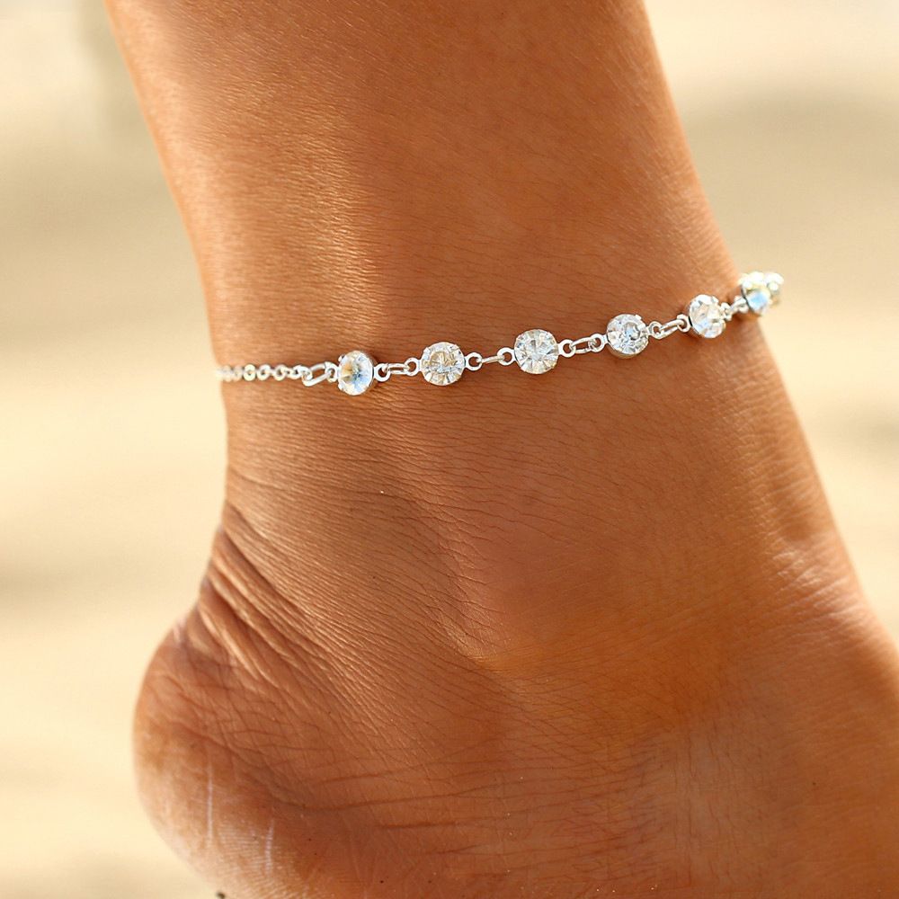 Gold Chain Sandal - Voet enkel goud zilver verjaardagscadeau zomer