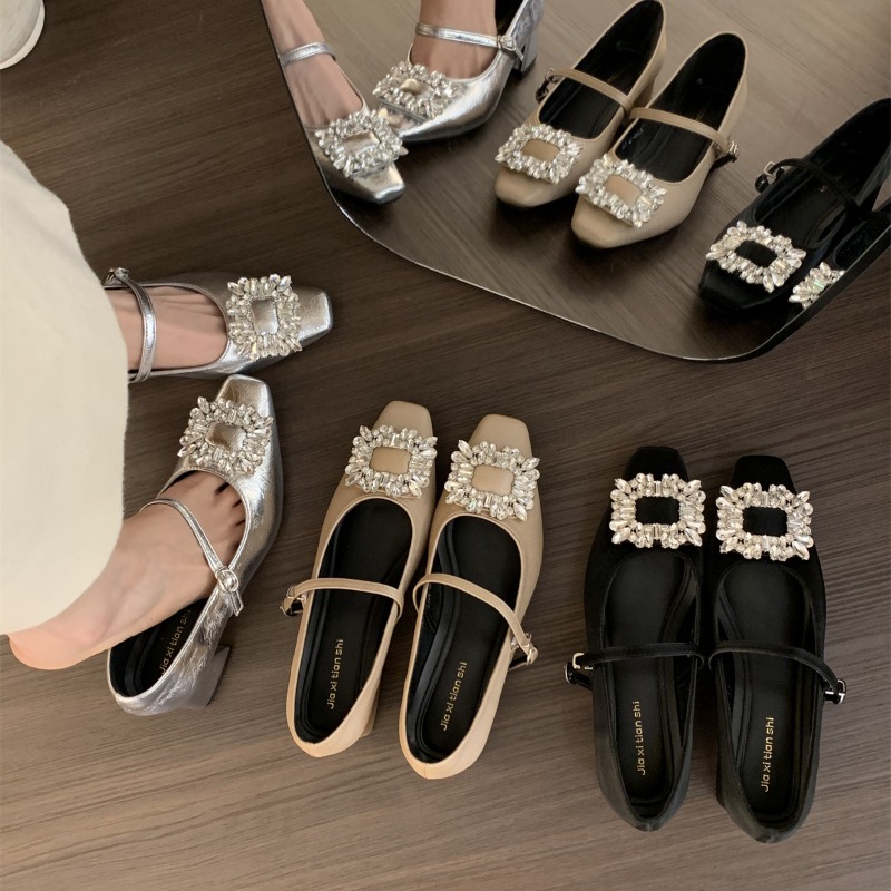 Women'S Shoes Red Bottoms - Zilveren damesschoenen met platte bodem in