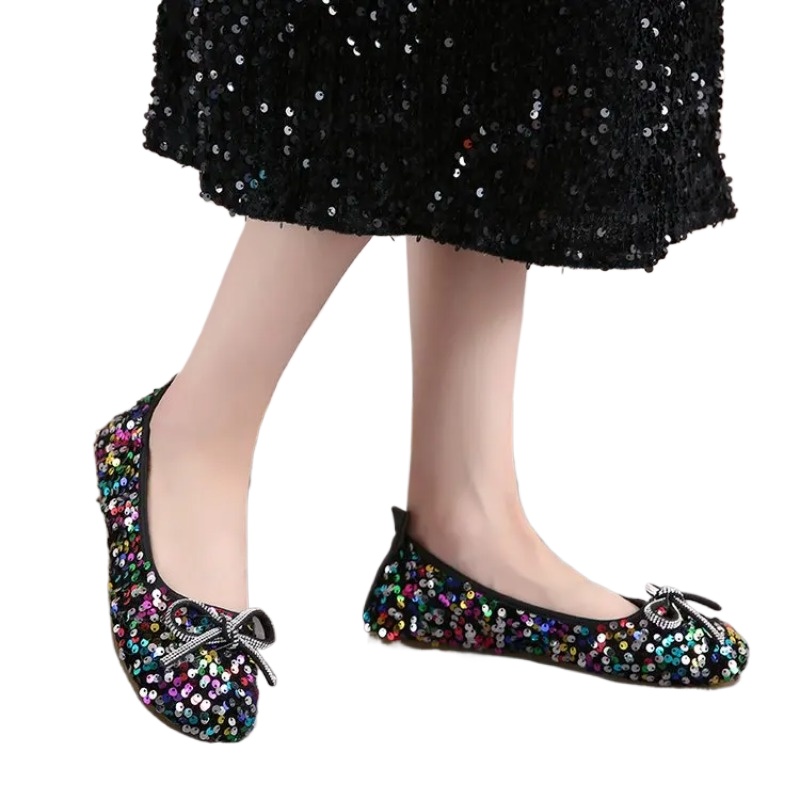 Women Shoes Japanese Brand - Lente Nieuwe Ronde Teen Vlinderdas Dames