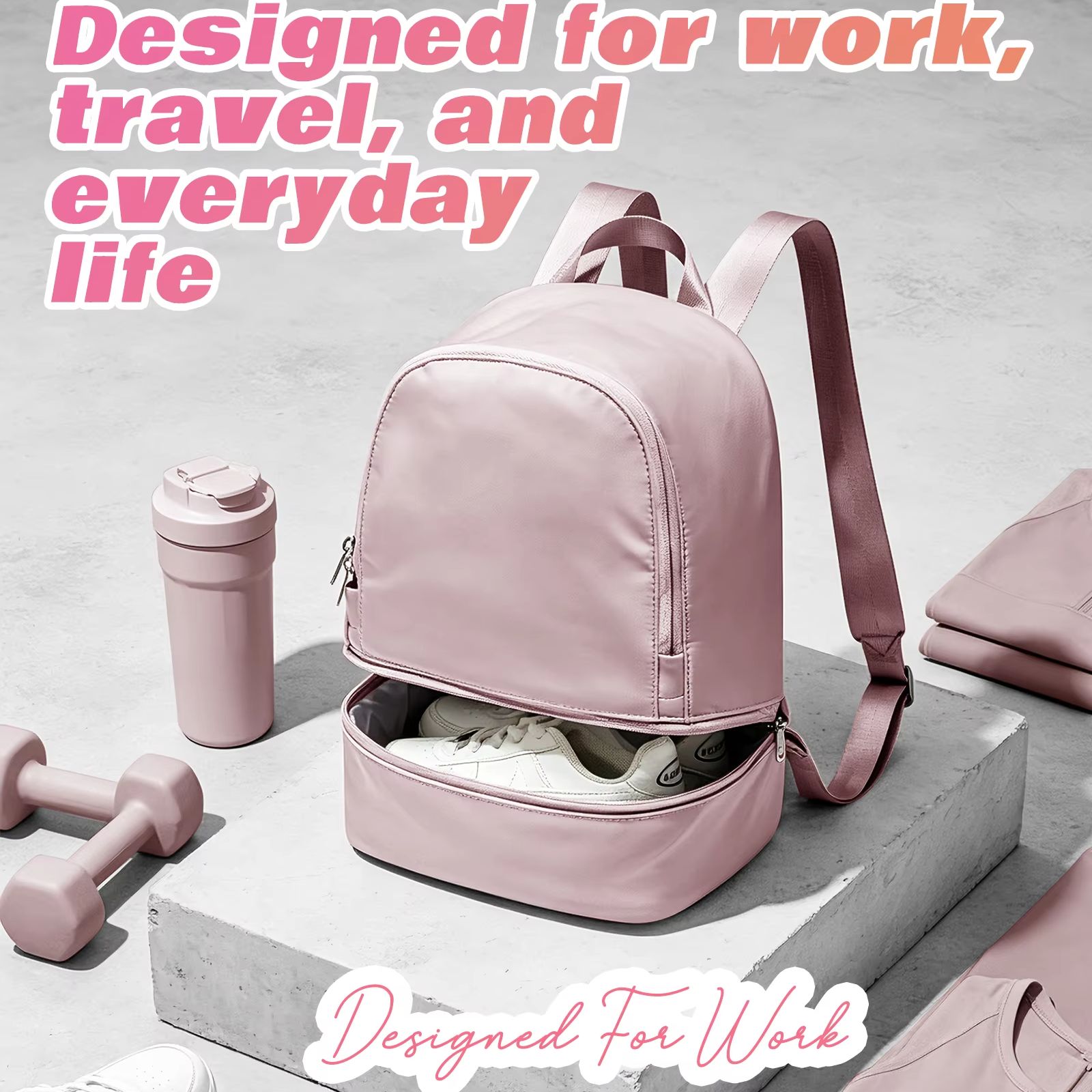Women Shoes Zipper - Tas voor dames, kleine sportrugzak met