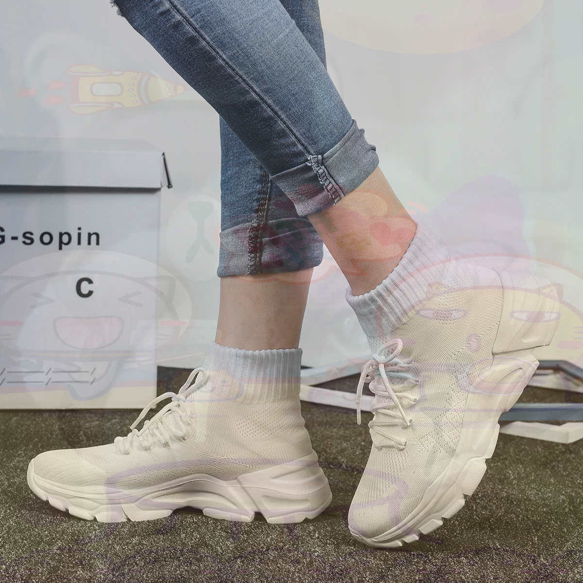 Women Shoes Made In Italy - Verhoogt de hoogte Sumer Basketballen Basketbal