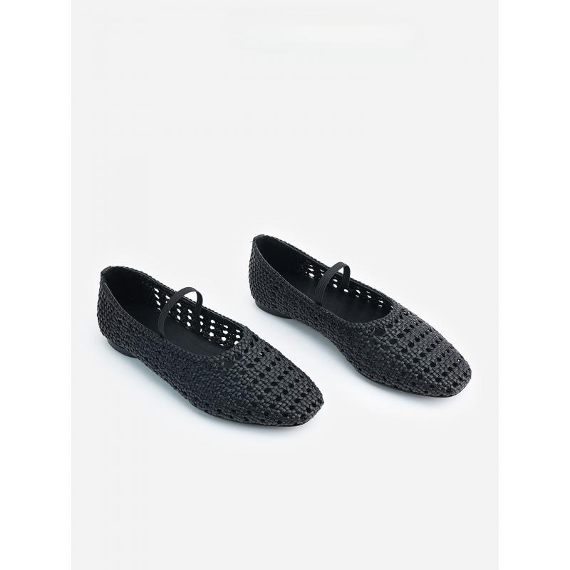 Women'S Shoes Hands Free - Dave&di Minimalistische uitgeholde handgeweven ademende sandalen