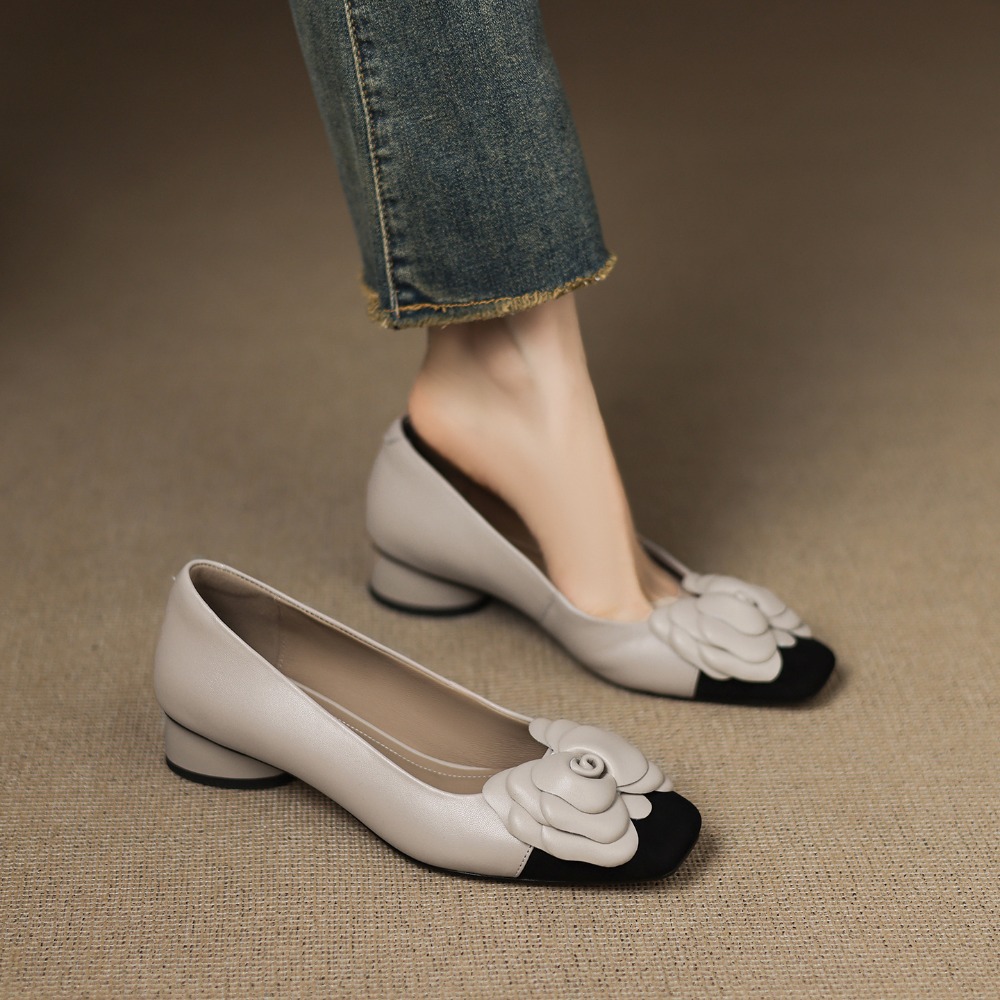 Mode bloem enkele schoenen her - Shoes Women Pumps recensie en prijs