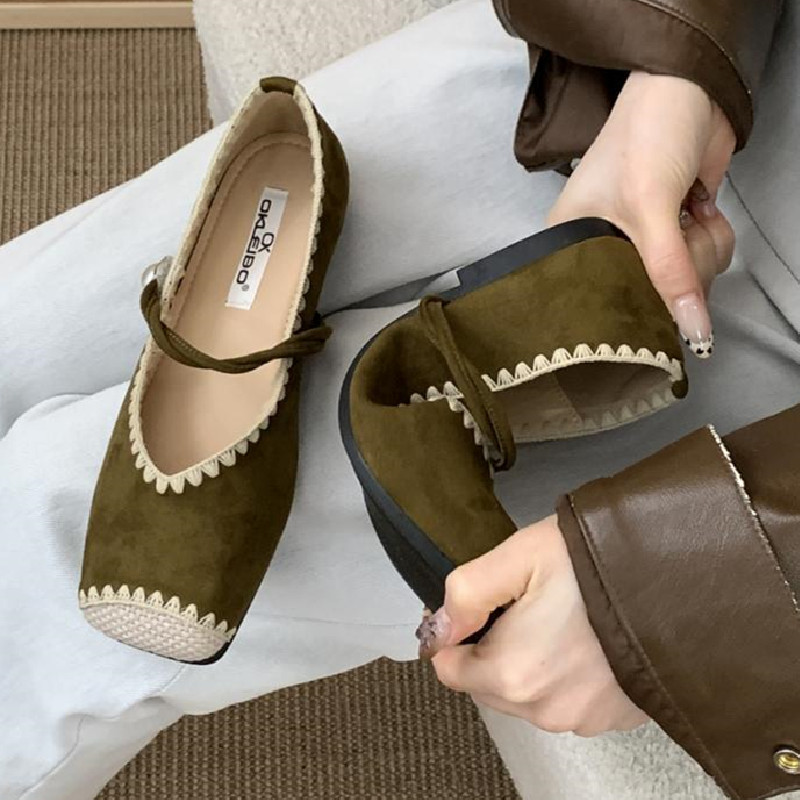 Retro Splicing Design Comfort  - Women Shoes Japanese Brand recensie en prijs