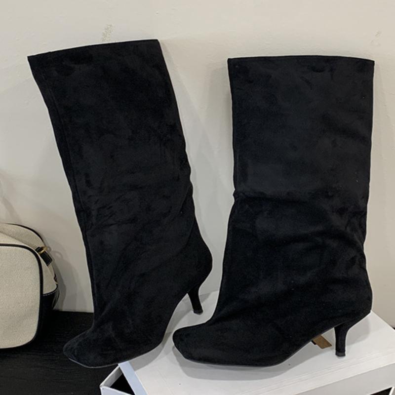 Winter Straat Punk Ronde Neus  - High Knee Heel Boots recensie en prijs