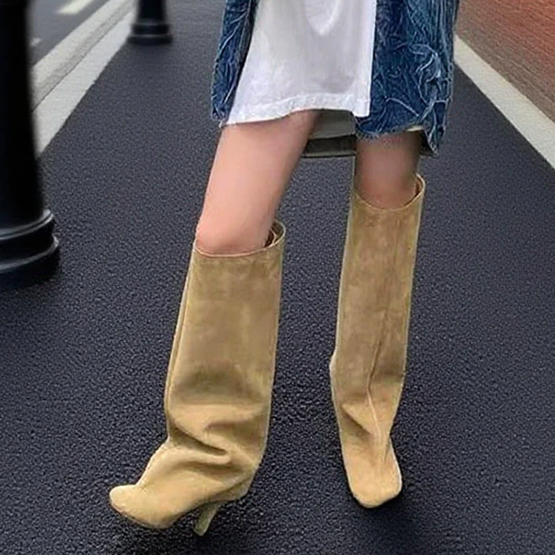 Winter Straat Punk Ronde Neus  - High Knee Heel Boots recensie en prijs