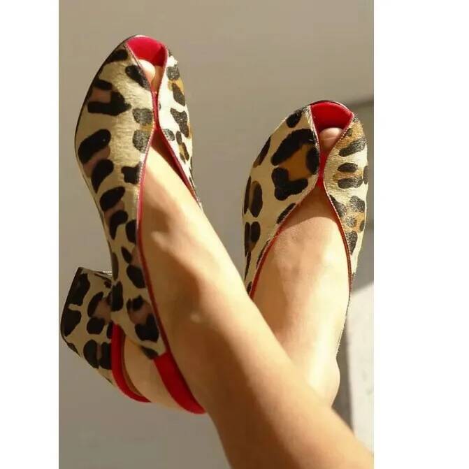 Sandalen met luipaardprint, pe - Leopard Print Heels recensie en prijs