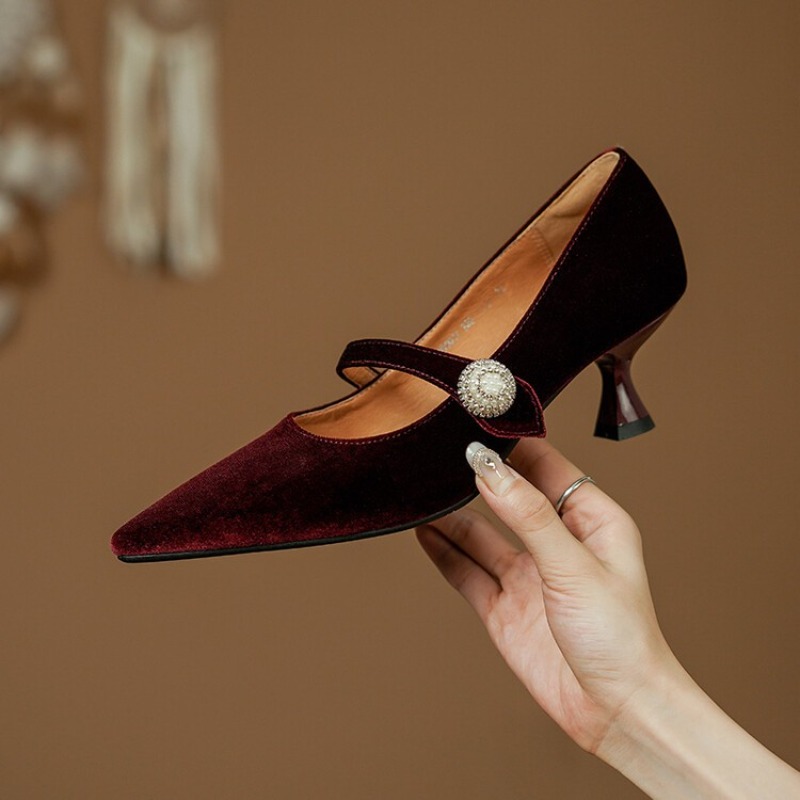 Wijnrode Mary Jane schoenen me - Shoes Women Pumps recensie en prijs