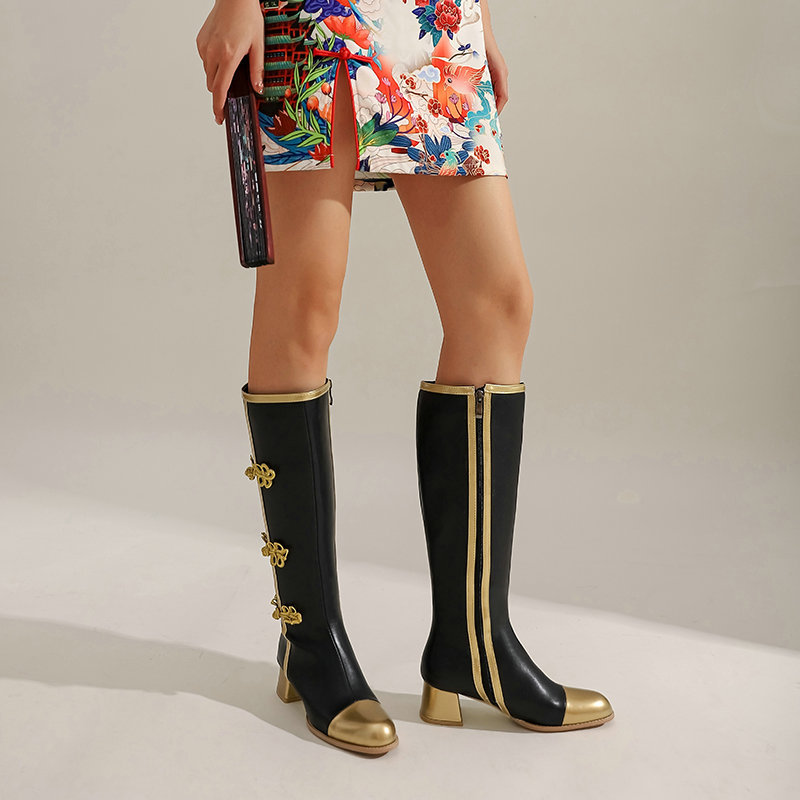Big Size Mode Knie Hoge Laarze - High Knee Heel Boots recensie en prijs
