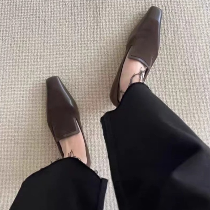 Retro vierkante teen diepe mon - Shoes Women Pumps recensie en prijs