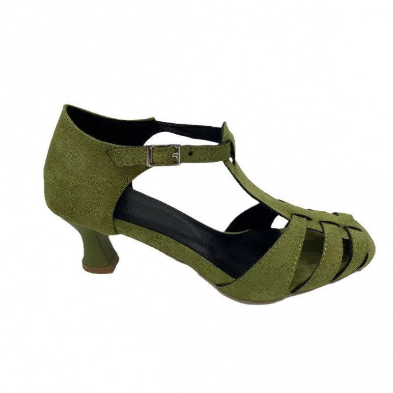 Dames Groene Suède Kitten Heel - Women'S Shoes Veja recensie en prijs