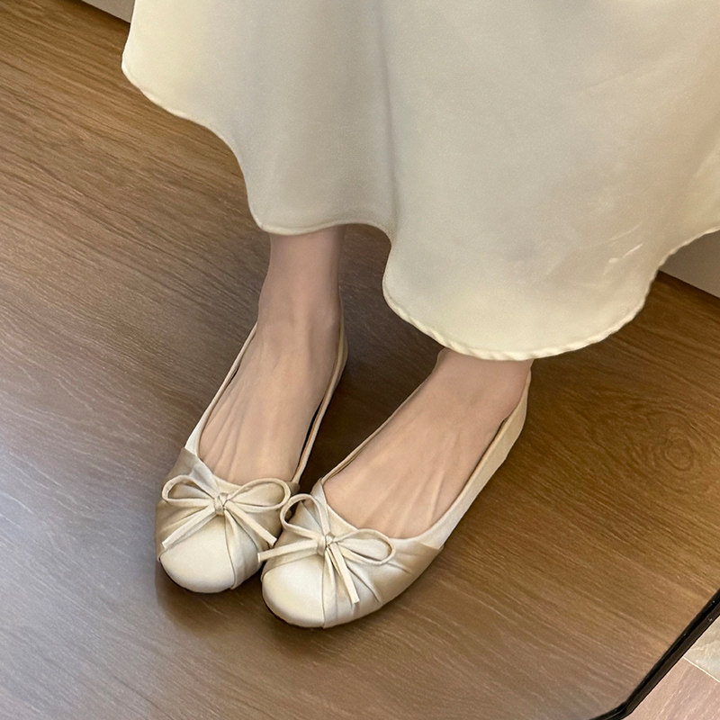 2026 Nieuwe strik-knoop temper - Women'S Shoes Round Toe recensie en prijs