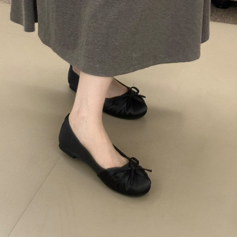 2026 Nieuwe strik-knoop temper - Women'S Shoes Round Toe recensie en prijs
