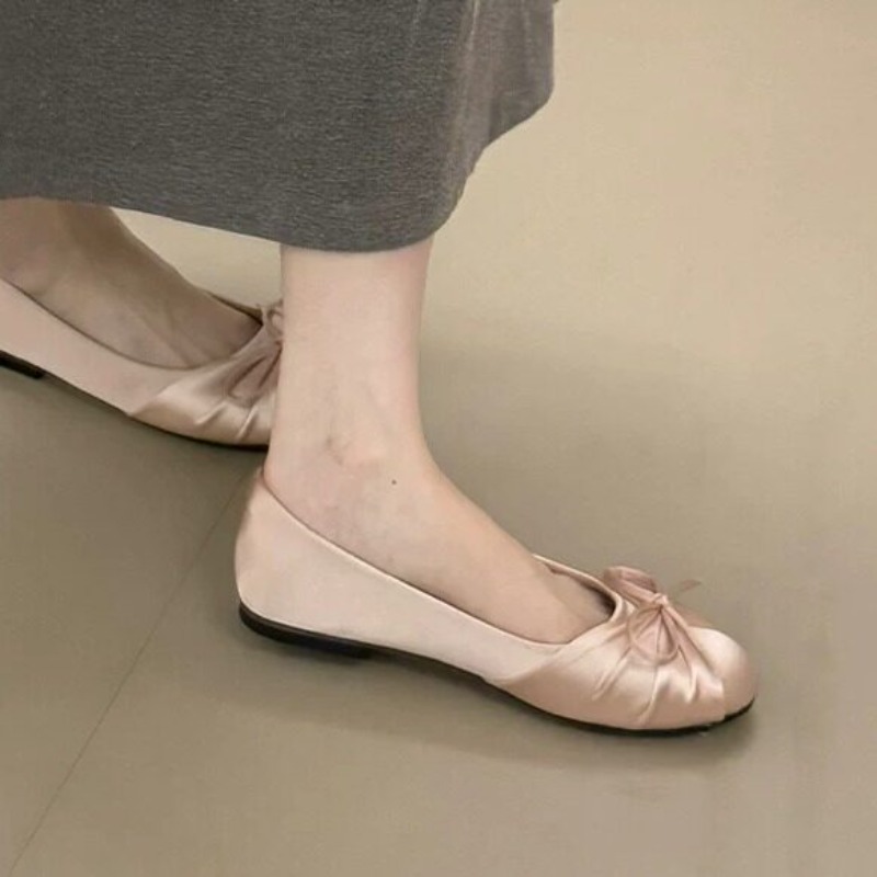 2026 Nieuwe strik-knoop temper - Women'S Shoes Round Toe recensie en prijs