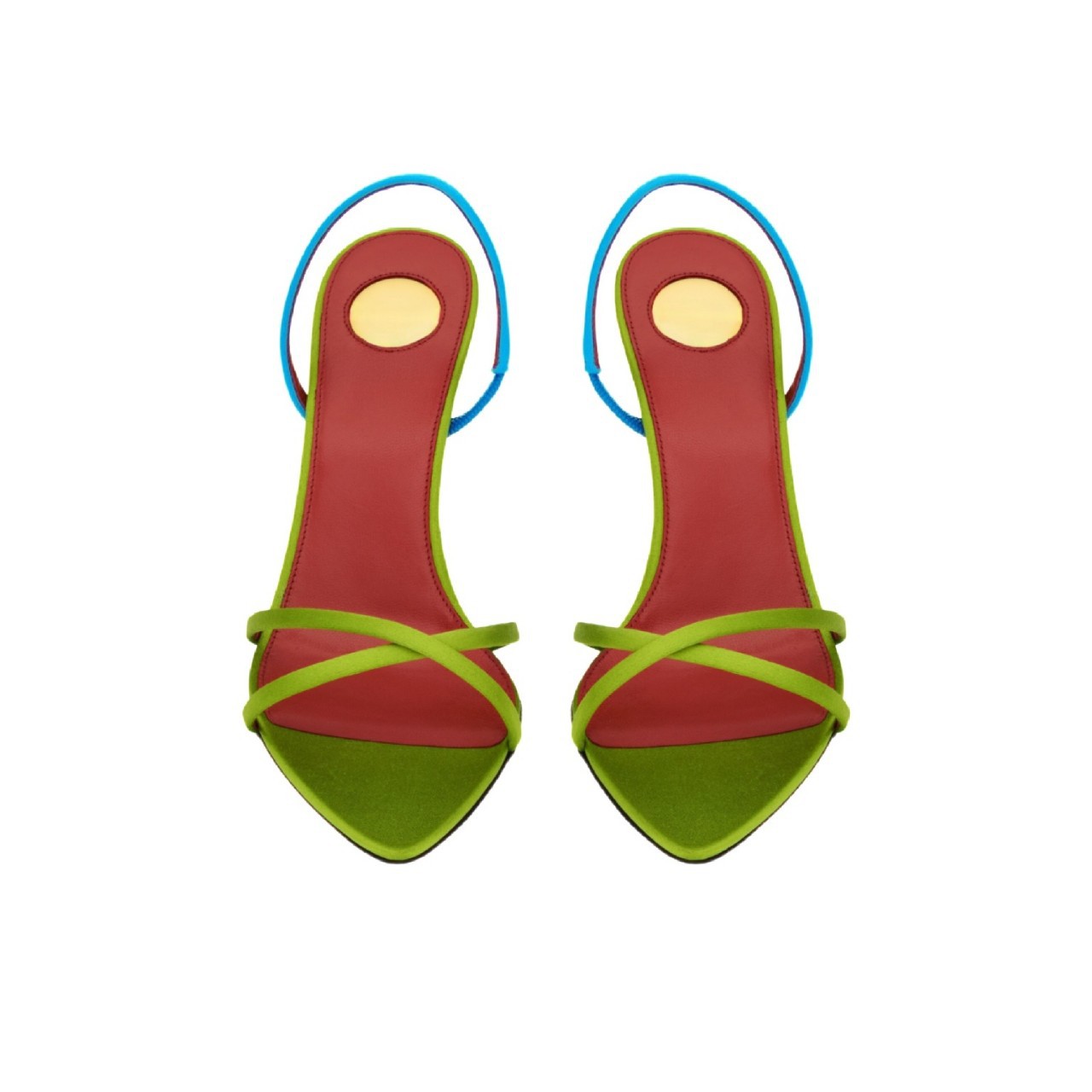 Dames sandalen met kleurblokke - Platform Mule Heel recensie en prijs