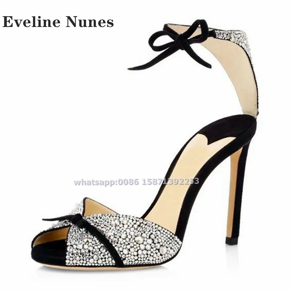 Boog Strass Enkelbandje Sandal - Platform Mule Heel recensie en prijs