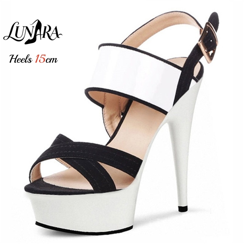 15 cm/6 inch transparante plat - Platform Mule Heel recensie en prijs