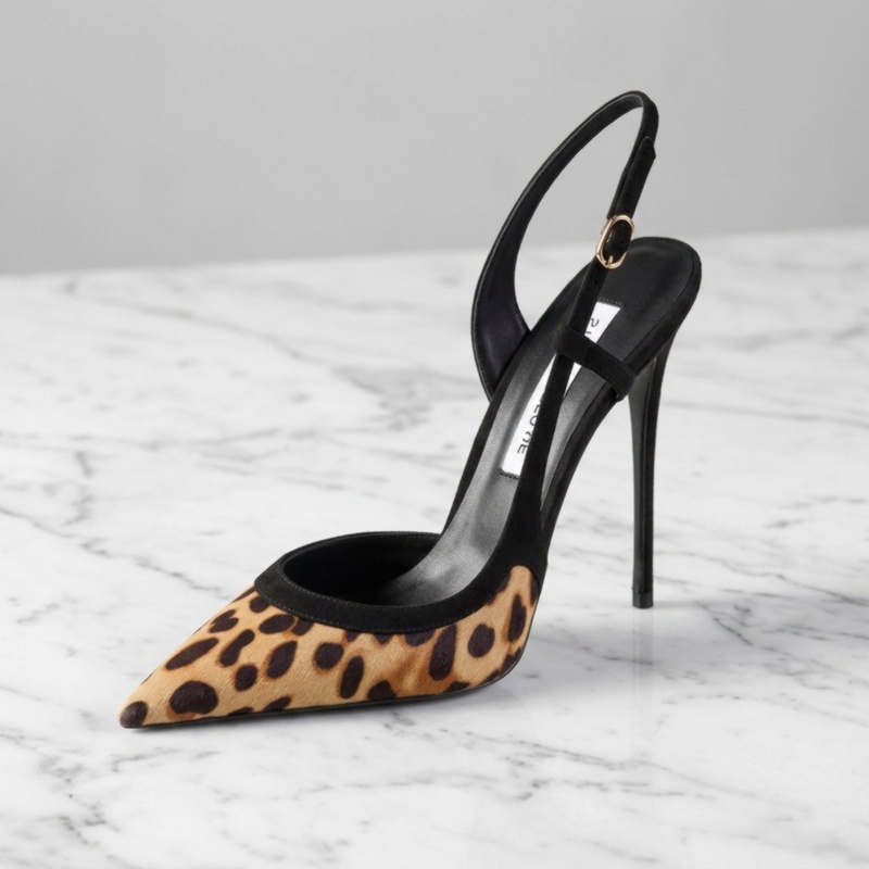 Yuejinlong # YJ26-802, Zwarte  - Leopard Print Heels recensie en prijs