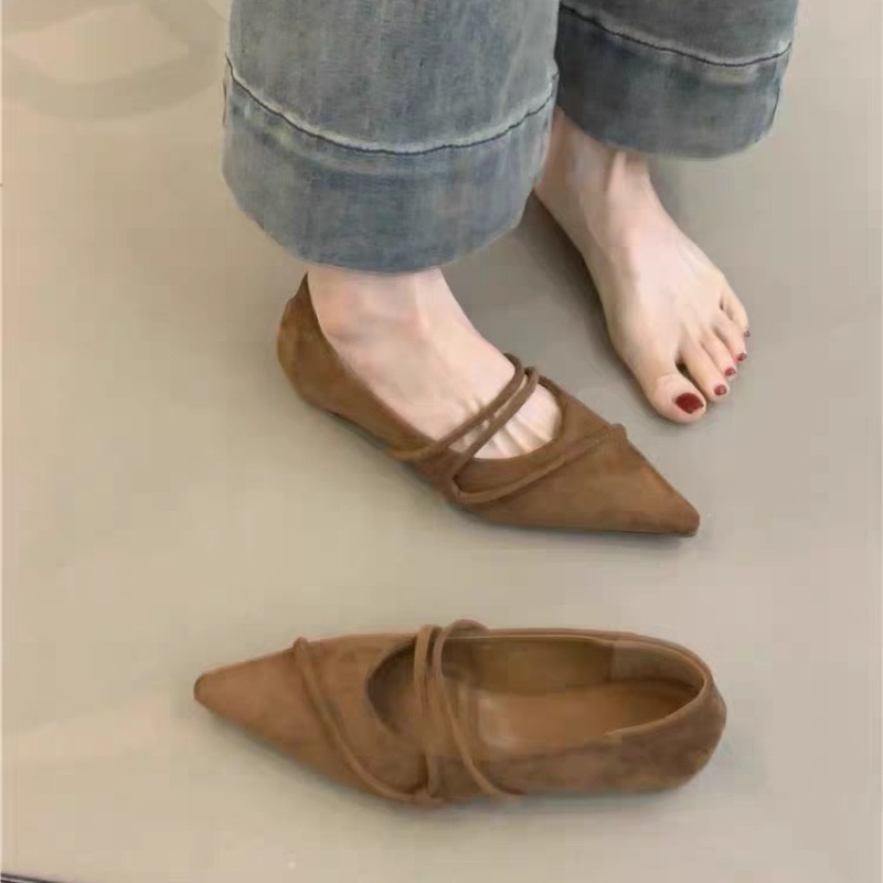 Retro platte balletdans enkel  - Pointed Toe Flat recensie en prijs