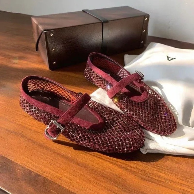 Holle strass Baotou sandalen d - Women'S Shoes Round Toe recensie en prijs