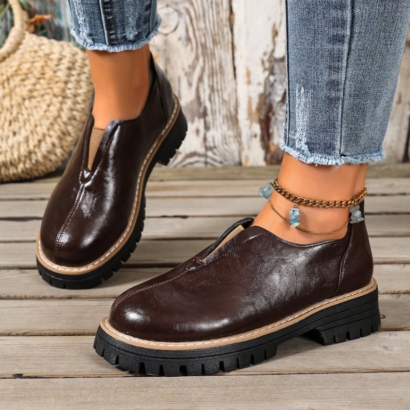 Retro Britse stijl damesschoen - Women'S Shoes Round Toe recensie en prijs