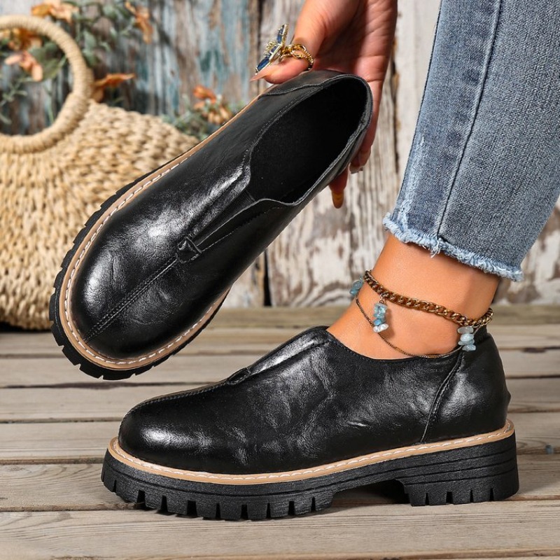 Retro Britse stijl damesschoen - Women'S Shoes Round Toe recensie en prijs