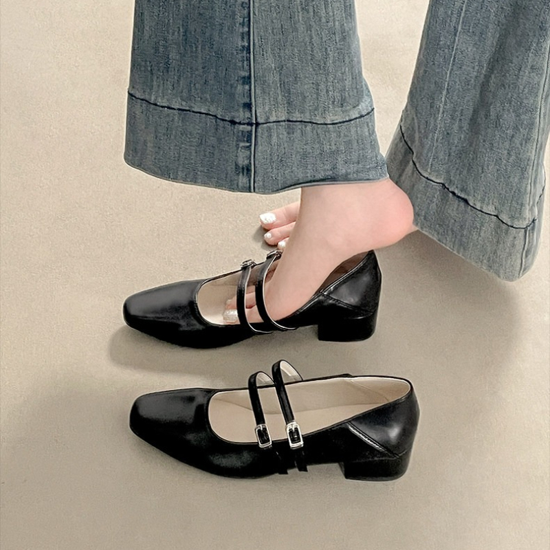 Vierkante neus lage hak dames  - Shoes Women Pumps recensie en prijs