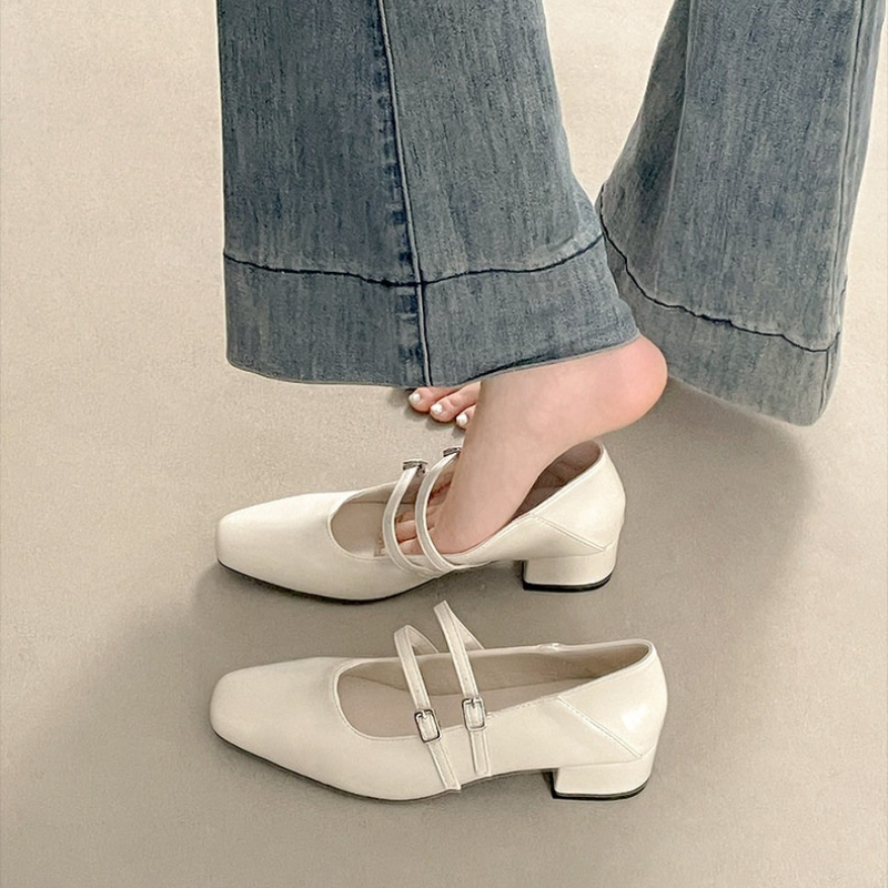 Vierkante neus lage hak dames  - Shoes Women Pumps recensie en prijs