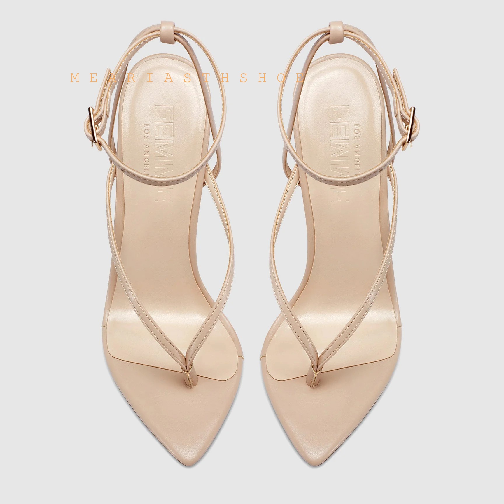 Beige zwarte kruisbandjes flip - Platform Mule Heel recensie en prijs