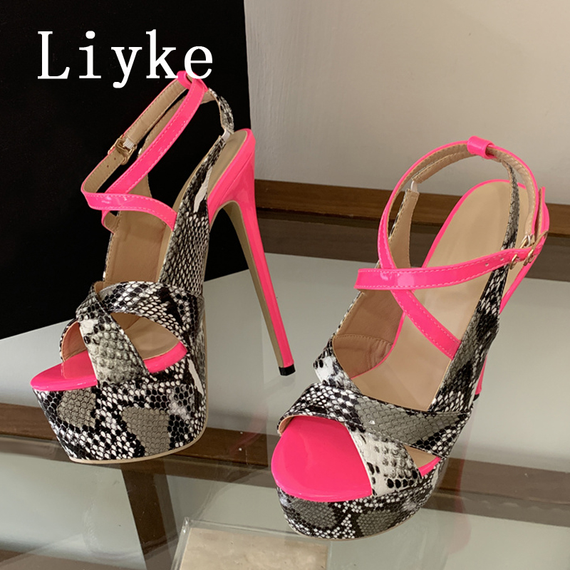 Liyke sexy extreem dunne hoge  - Leopard Print Heels recensie en prijs