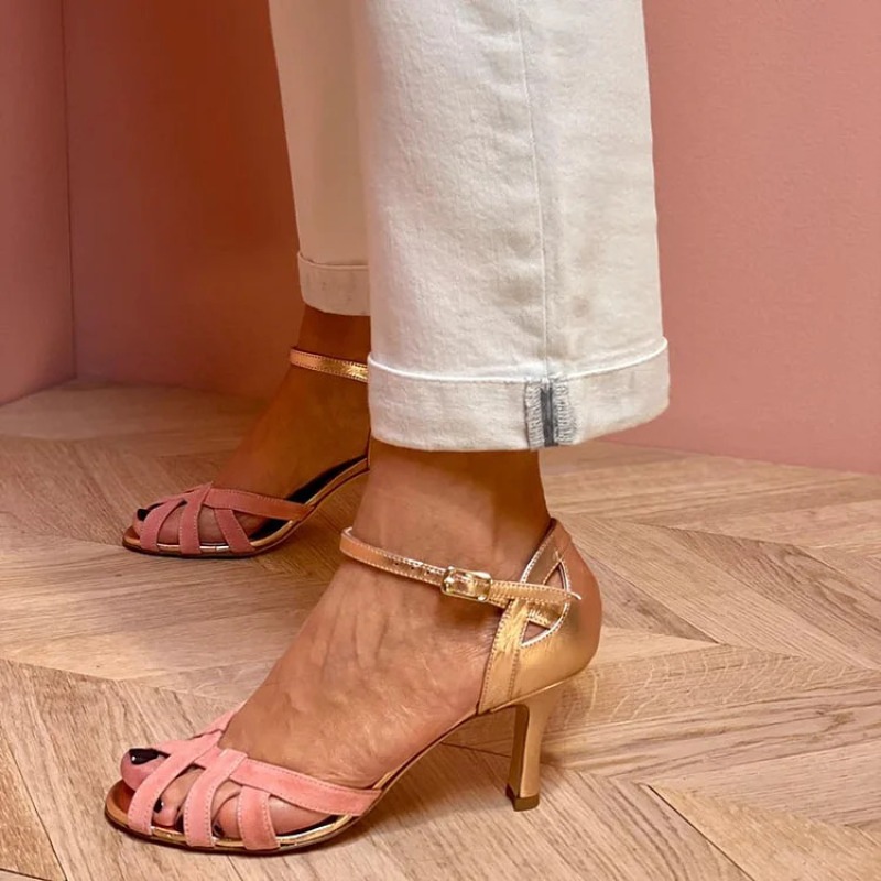 Zomerkleurige blokkenkleurige  - Women Shoes Model recensie en prijs