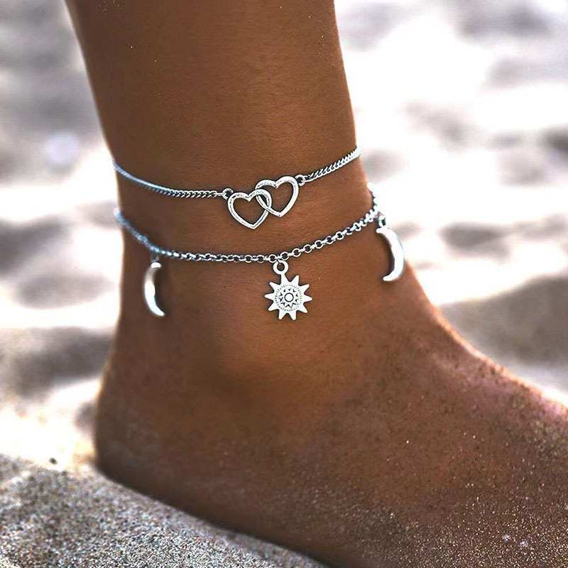 2025 Twee lagen ketting hartvo - Gold Chain Sandal recensie en prijs