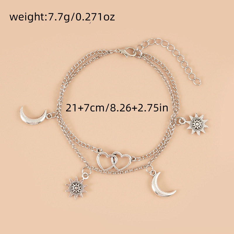 2025 Twee lagen ketting hartvo - Gold Chain Sandal recensie en prijs