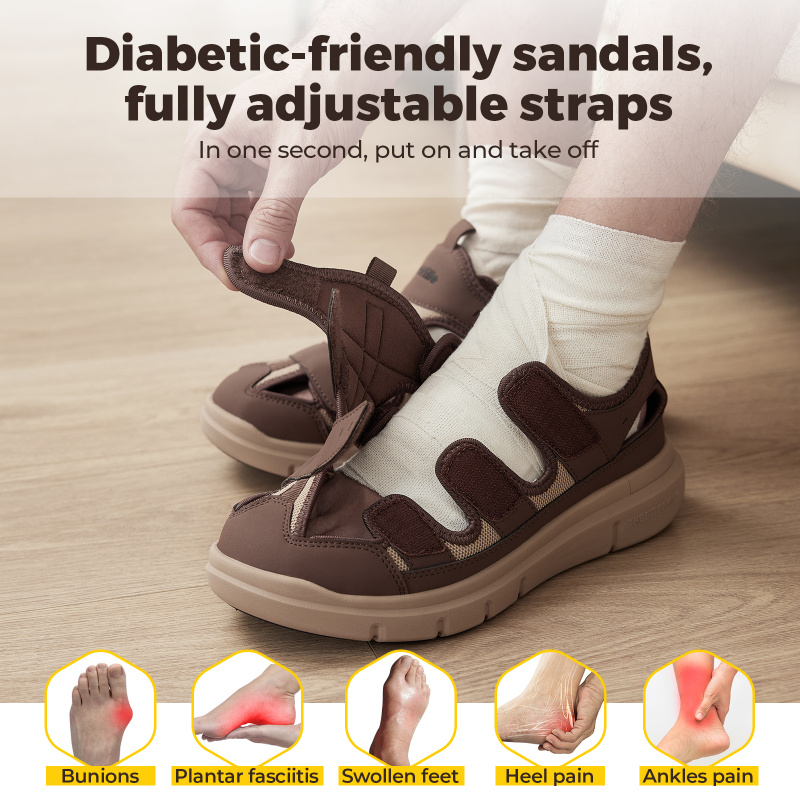 Zomer Heren Sandalen Verbrede  - Women'S Shoes With Plantar Fasciitis recensie en prijs