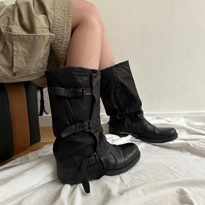 Klassieke damesschoenen Retro  - High Knee Heel Boots recensie en prijs