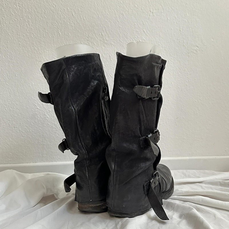 Klassieke damesschoenen Retro  - High Knee Heel Boots recensie en prijs