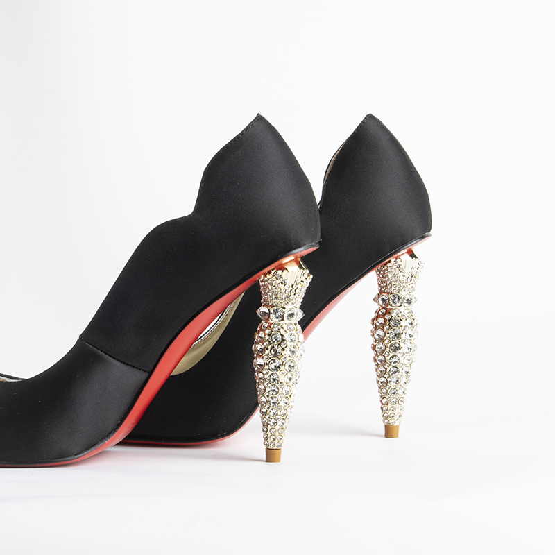 Luxe Rode Onderkant Zwarte Pun - Women'S Shoes Red Bottoms recensie en prijs