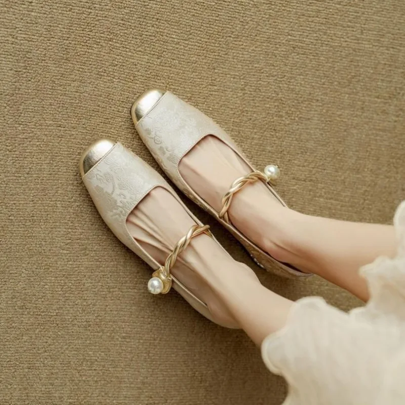 Blokhak Vrouw Pompen Vierkante - Women Shoes Japanese Brand recensie en prijs