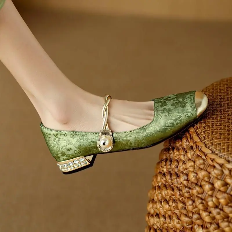 Blokhak Vrouw Pompen Vierkante - Women Shoes Japanese Brand recensie en prijs